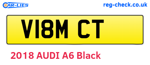 V18MCT are the vehicle registration plates.