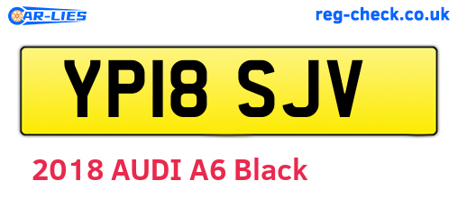 YP18SJV are the vehicle registration plates.