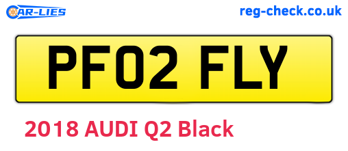 PF02FLY are the vehicle registration plates.