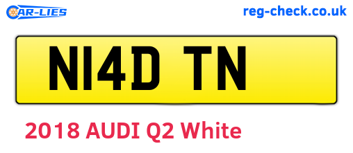 N14DTN are the vehicle registration plates.