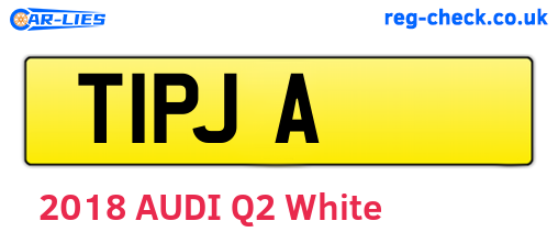 T1PJA are the vehicle registration plates.