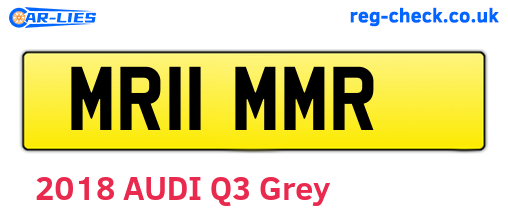 MR11MMR are the vehicle registration plates.