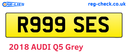 R999SES are the vehicle registration plates.