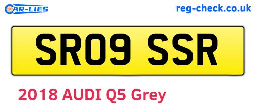 SR09SSR are the vehicle registration plates.