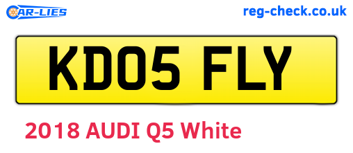 KD05FLY are the vehicle registration plates.