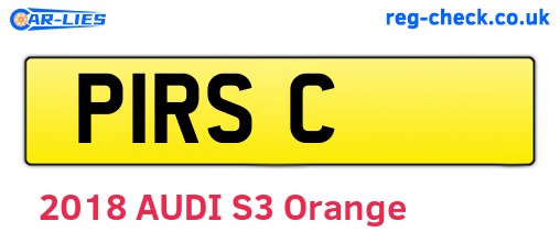 P1RSC are the vehicle registration plates.