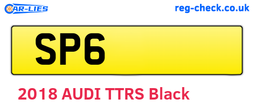 SP6 are the vehicle registration plates.