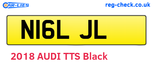 N16LJL are the vehicle registration plates.