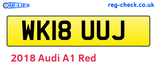 Red 2018 Audi A1 (WK18UUJ)