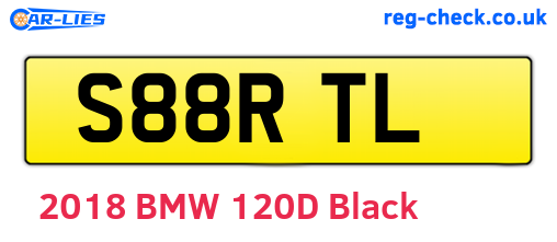 S88RTL are the vehicle registration plates.