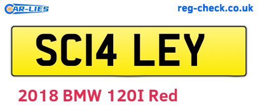 SC14LEY are the vehicle registration plates.