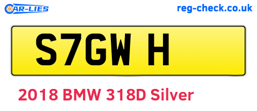 S7GWH are the vehicle registration plates.