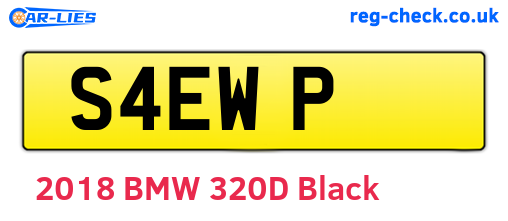 S4EWP are the vehicle registration plates.
