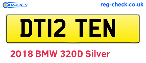 DT12TEN are the vehicle registration plates.