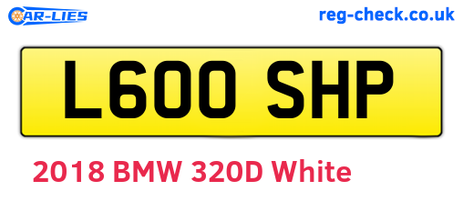 L600SHP are the vehicle registration plates.