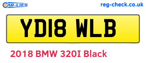 YD18WLB are the vehicle registration plates.