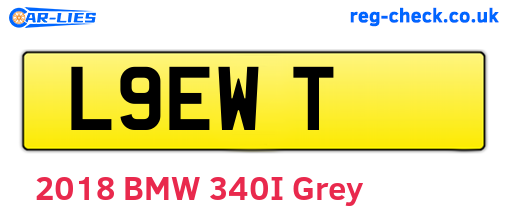 L9EWT are the vehicle registration plates.