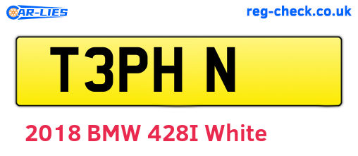 T3PHN are the vehicle registration plates.