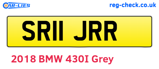 SR11JRR are the vehicle registration plates.