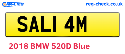 SAL14M are the vehicle registration plates.