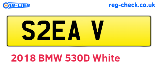 S2EAV are the vehicle registration plates.