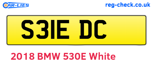 S31EDC are the vehicle registration plates.