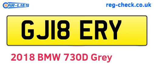 GJ18ERY are the vehicle registration plates.