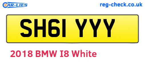 SH61YYY are the vehicle registration plates.