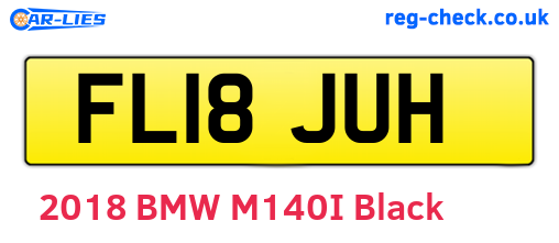 FL18JUH are the vehicle registration plates.
