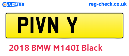 P1VNY are the vehicle registration plates.