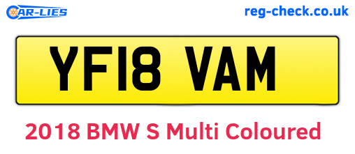 YF18VAM are the vehicle registration plates.