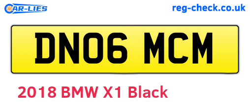 DN06MCM are the vehicle registration plates.