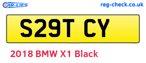 S29TCY are the vehicle registration plates.