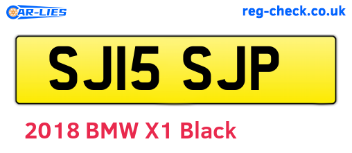 SJ15SJP are the vehicle registration plates.