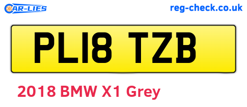 PL18TZB are the vehicle registration plates.