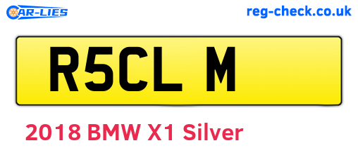 R5CLM are the vehicle registration plates.