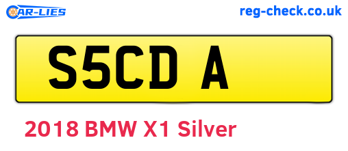 S5CDA are the vehicle registration plates.