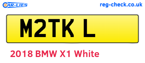 M2TKL are the vehicle registration plates.