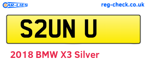 S2UNU are the vehicle registration plates.