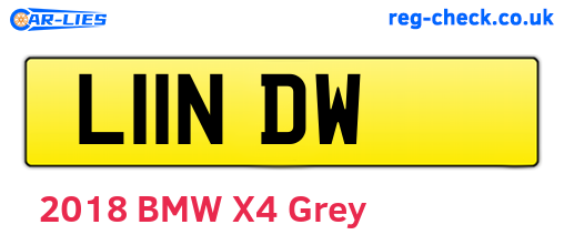 L11NDW are the vehicle registration plates.