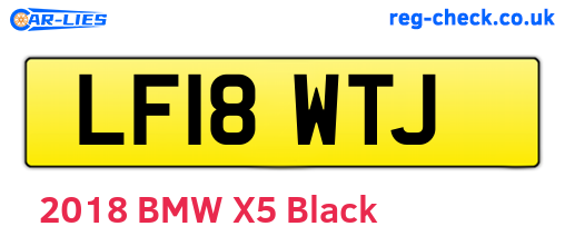 LF18WTJ are the vehicle registration plates.
