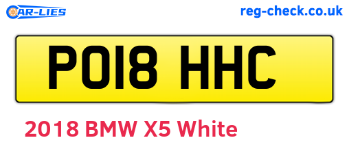 PO18HHC are the vehicle registration plates.