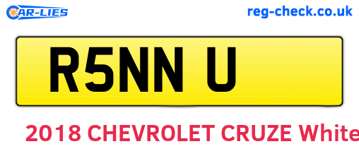 R5NNU are the vehicle registration plates.