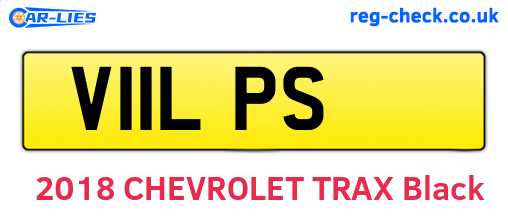 V11LPS are the vehicle registration plates.