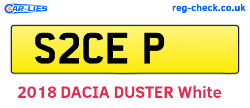S2CEP are the vehicle registration plates.
