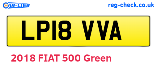LP18VVA are the vehicle registration plates.