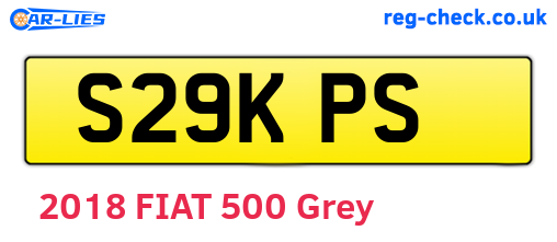S29KPS are the vehicle registration plates.