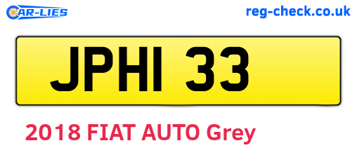 JPH133 are the vehicle registration plates.