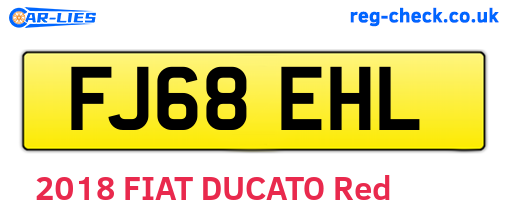 FJ68EHL are the vehicle registration plates.