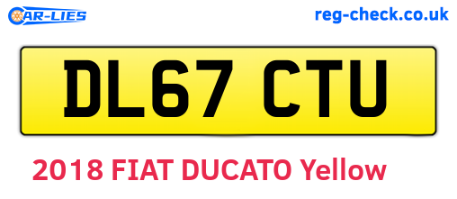 DL67CTU are the vehicle registration plates.